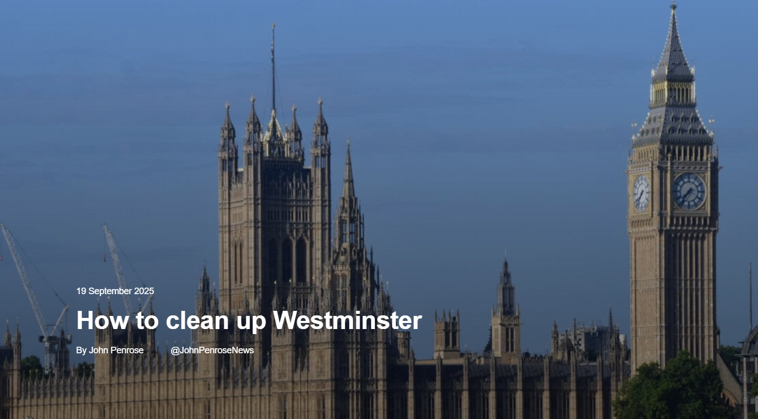 How To Clean Up Westminster