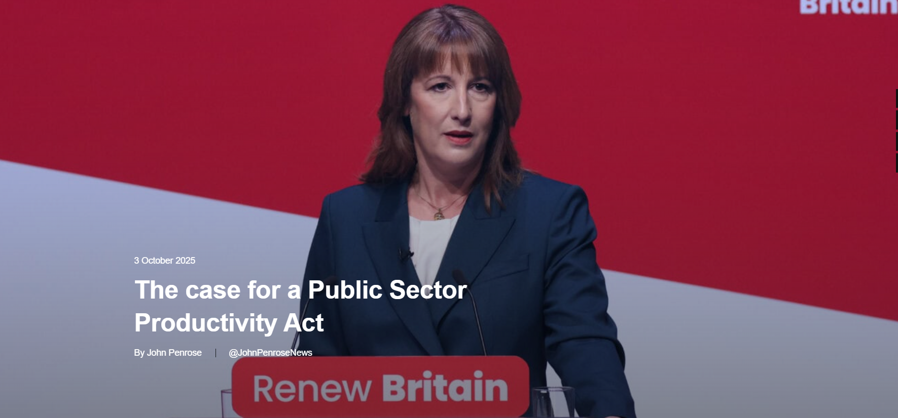 The Case for a Public Productivity Act