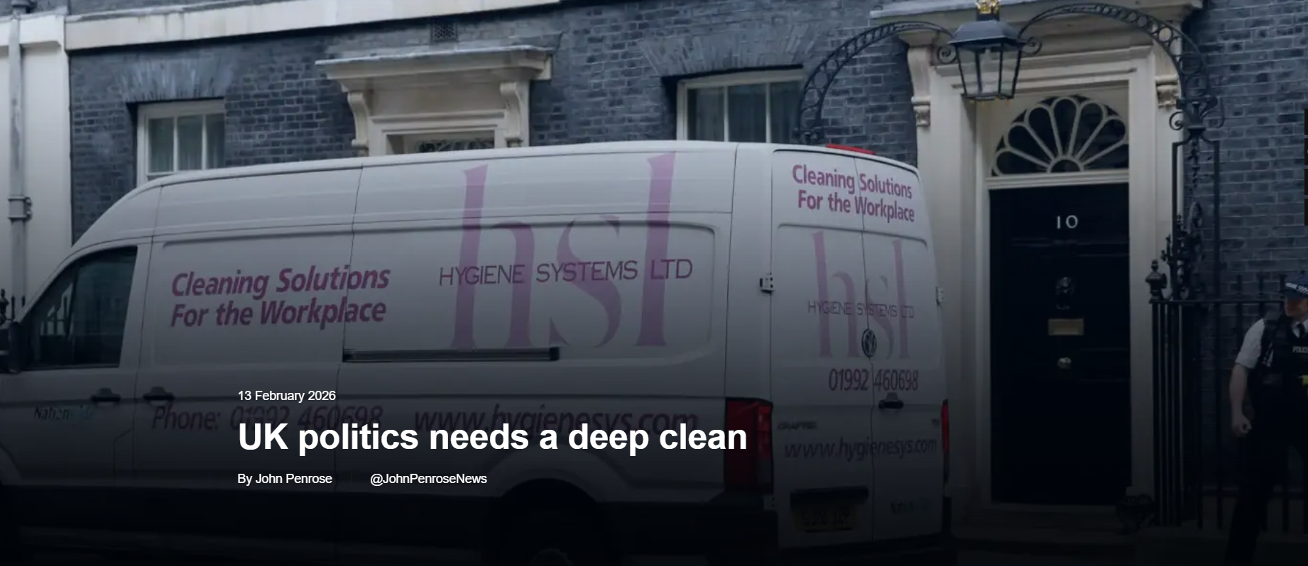 UK Politics Needs A Deep Clean