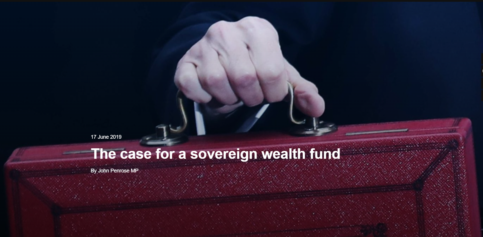 The Case For A UK Sovereign Wealth Fund