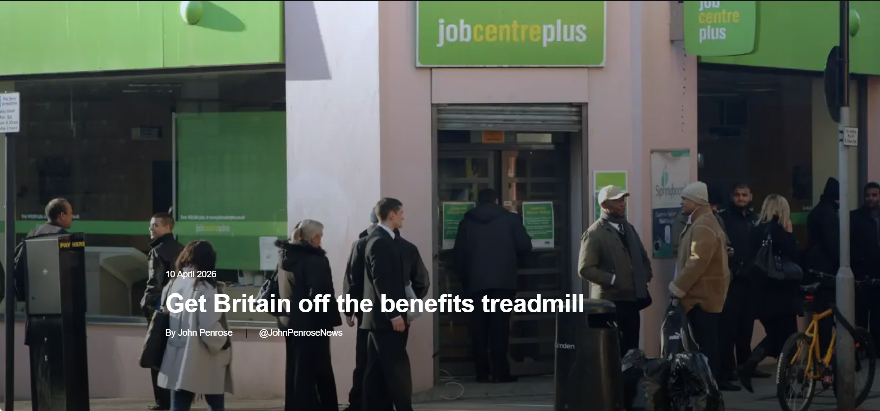 Getting Britain Off The Benefits Treadmill